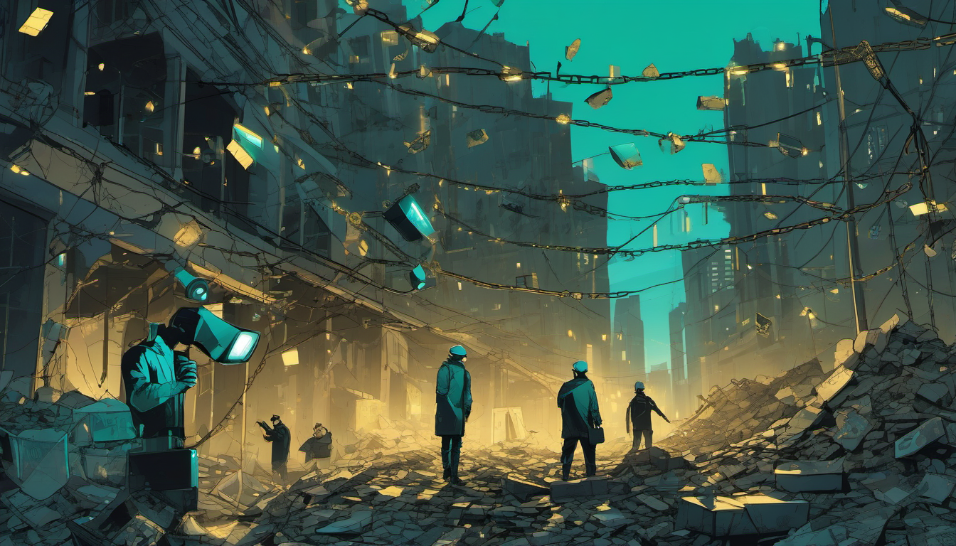 Gaza stablecoin blockchain surveillance illustration