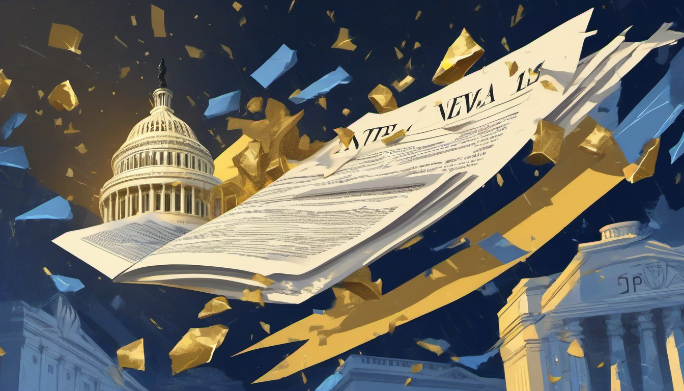 Torn trade agreement between US Capitol and EU Parliament