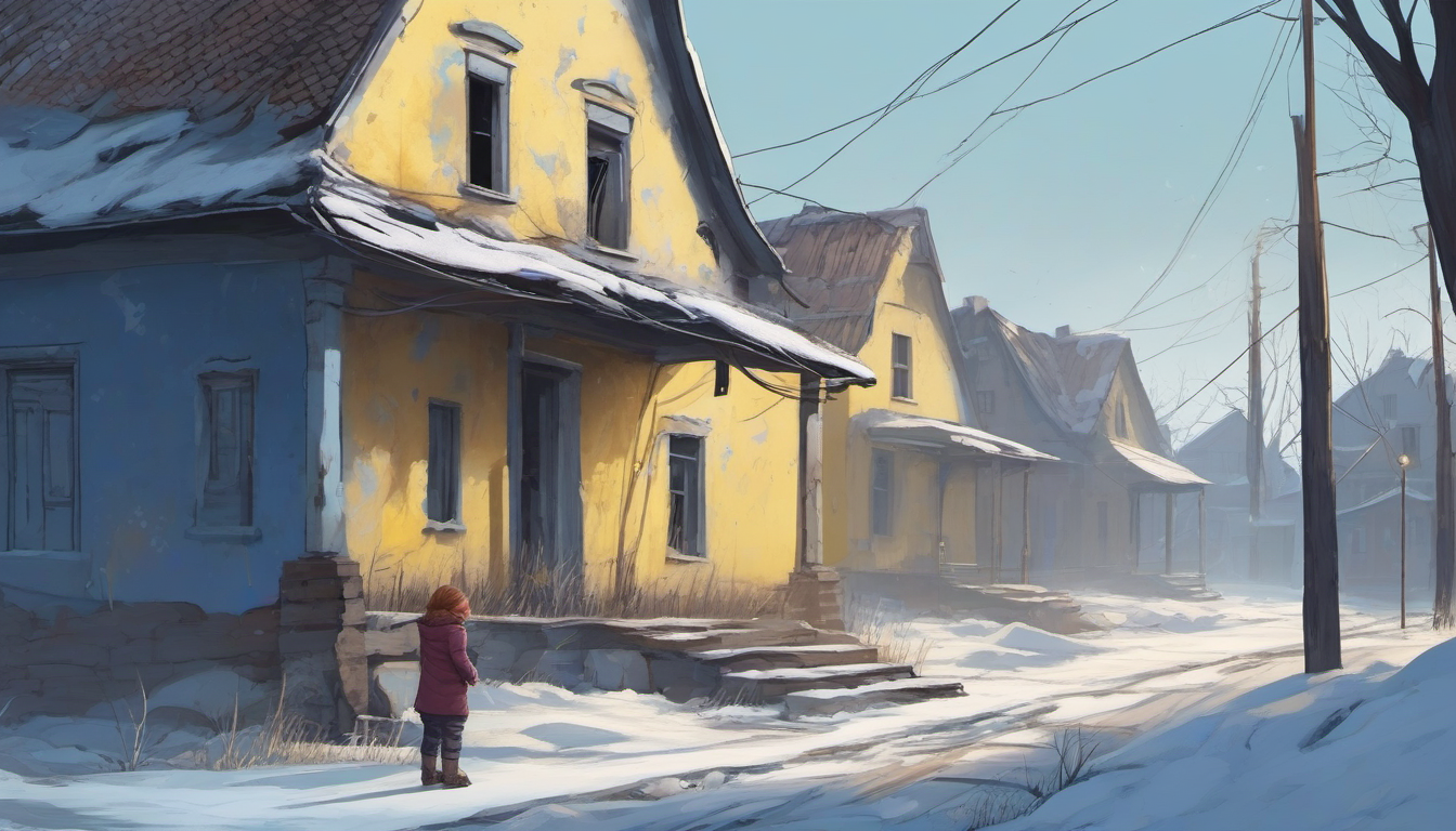 Illustration of Ukraine demographic crisis