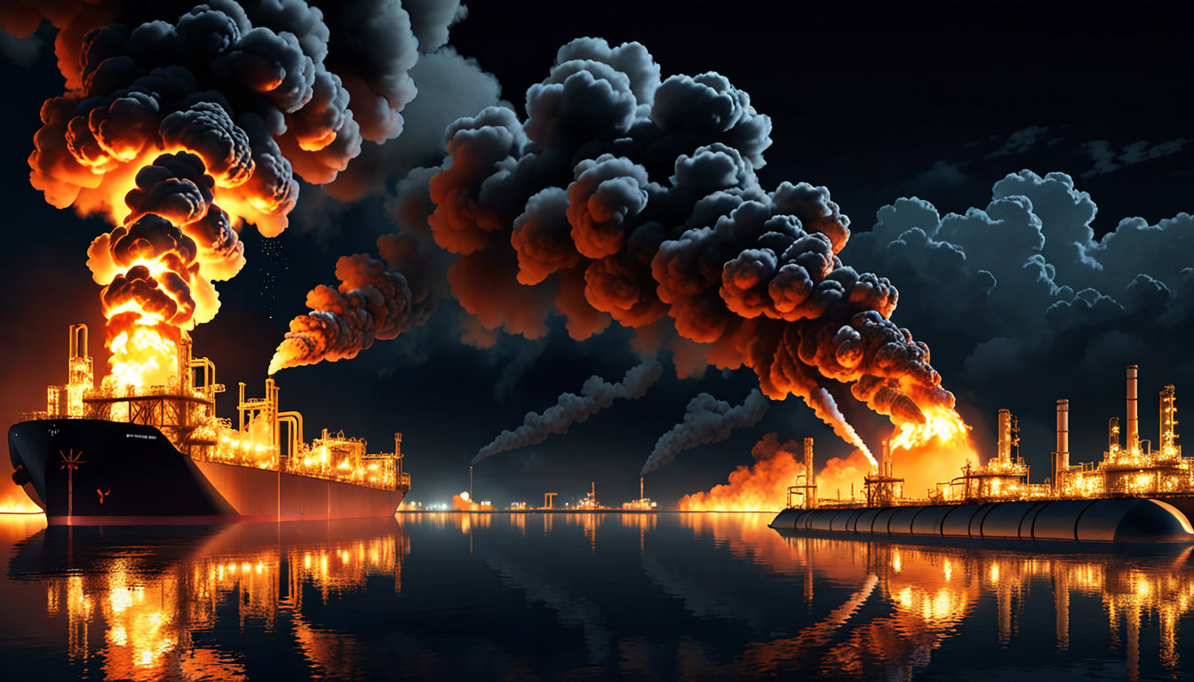 Qatar Ras Laffan LNG facility damage - Iran war structural energy crisis