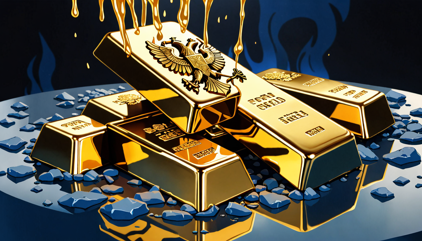 Russia’s Golden Paradox: The Kremlin Sells Its Crown Jewels While War Fills Its Coffers
